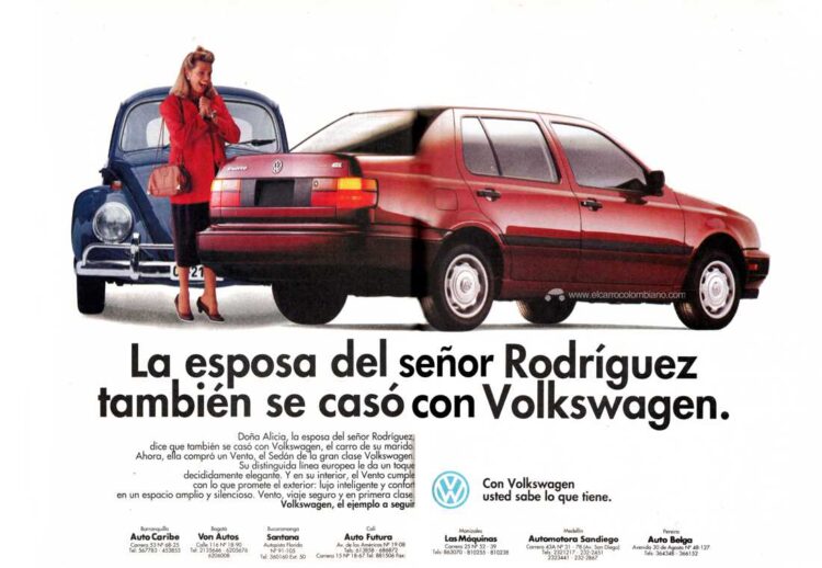 Volkswagen Publicidad en Colombia 1994