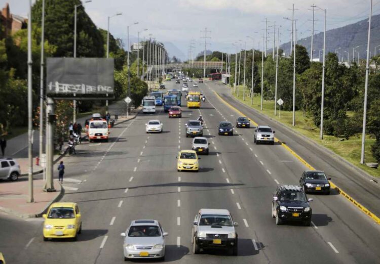 Carretera en Colombia