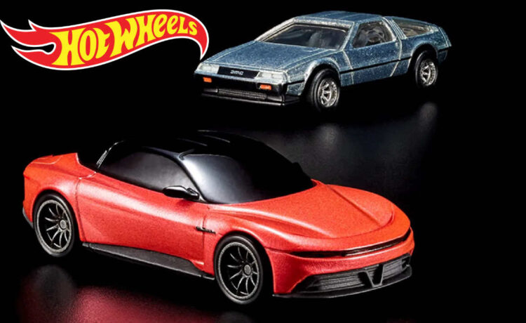 DeLorean Alpha5 y DMC-12 en versiones Hot Wheels: la dupla del futuro