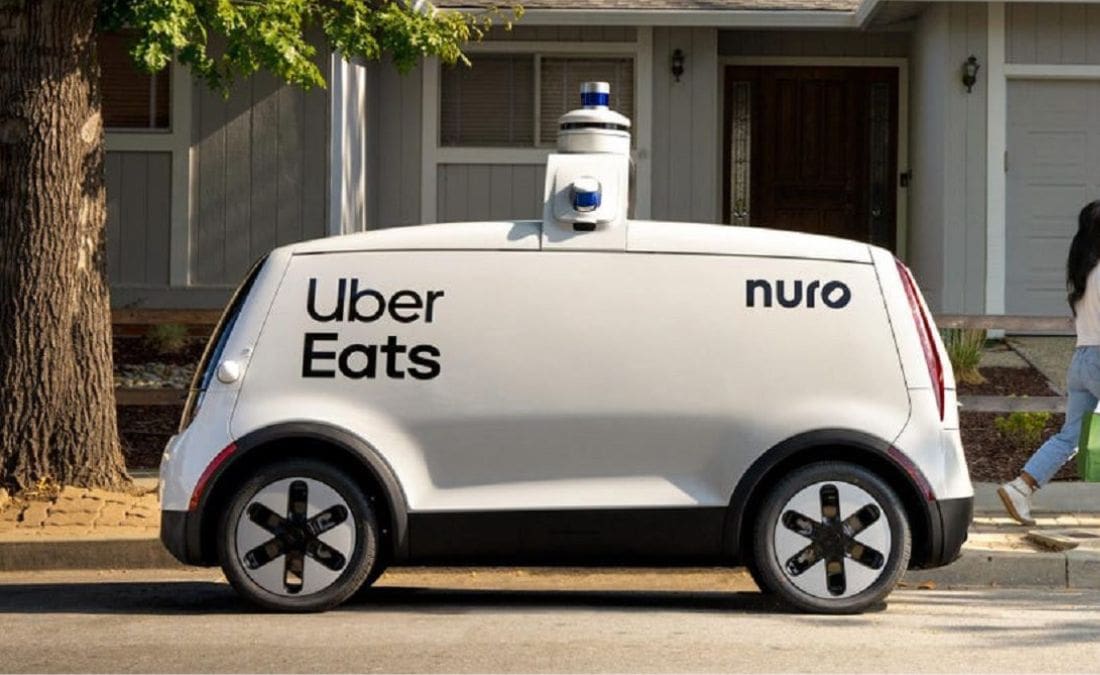 Uber realizará entregas de comida con vehículos autónomos