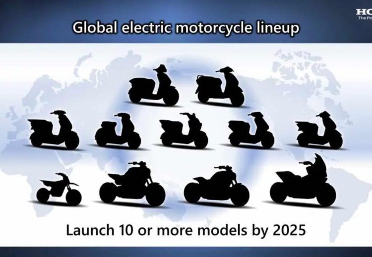 Honda lanzará 10 motos eléctricas hasta 2025