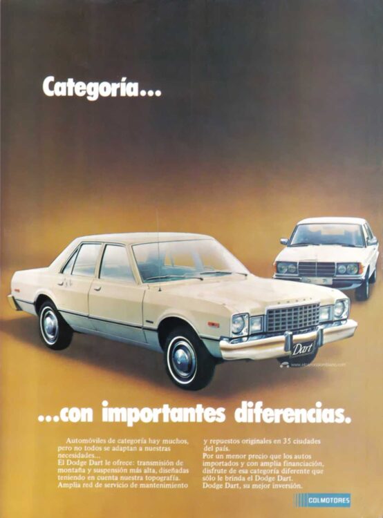 Dodge Nuevo Dart Colombia 1980