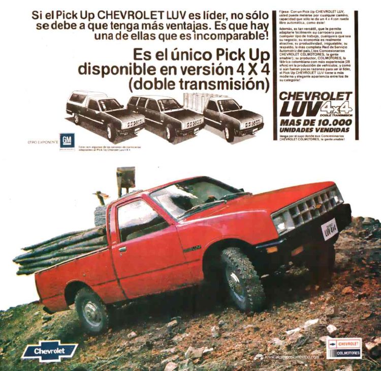 Chevrolet LUV 4X4 1984