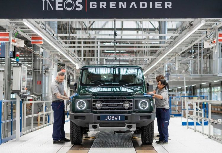 Ineos Grenadier producción