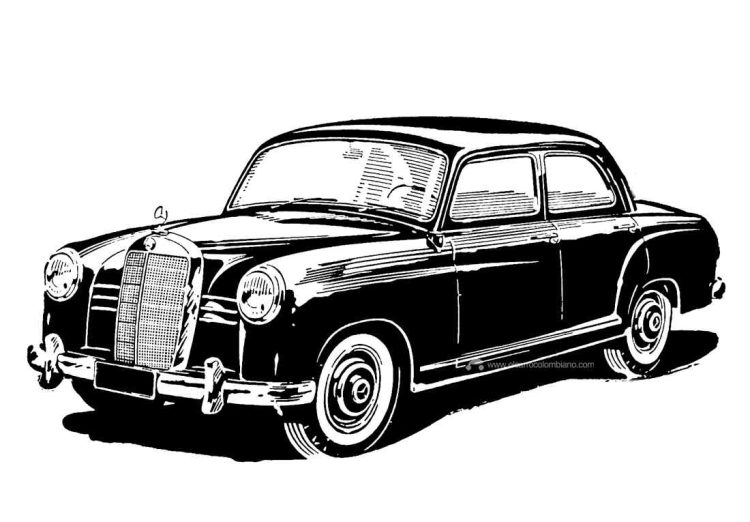 Mercedes-Benz 180 D Pontón Colombia