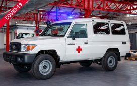 Toyota Land Cruiser ayuda humanitaria