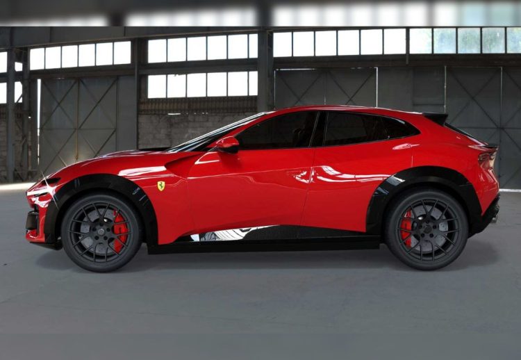 Ferrari Purosangue modificado 2023
