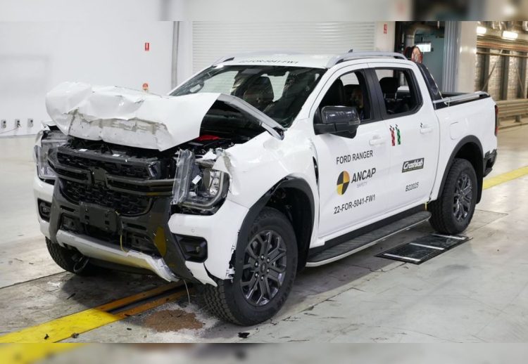Ford Ranger 2023 seguridad Euro NCAP