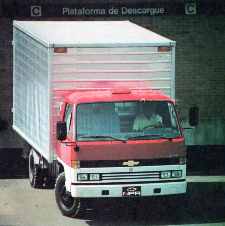 Chevrolet NPR 1991 camión Colombia