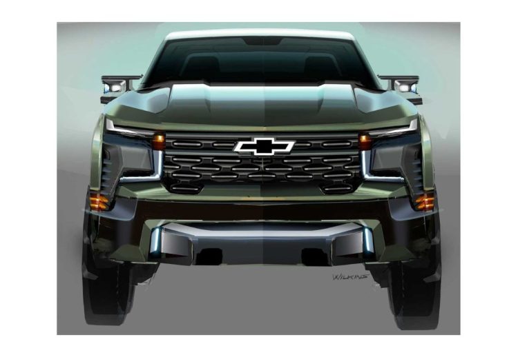 Chevrolet pick-up render 2023