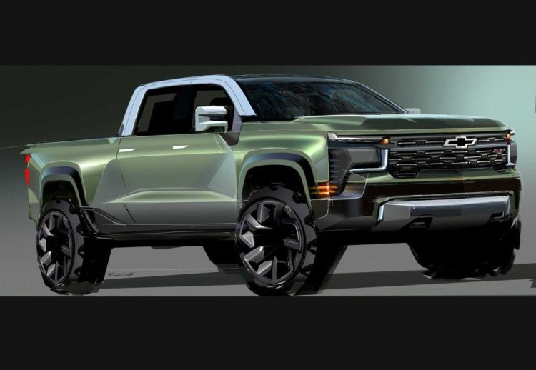 Chevrolet pick-up render 2023