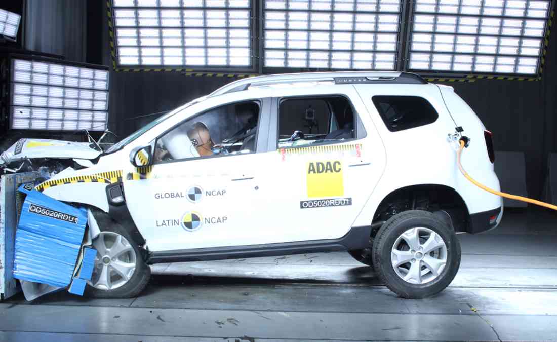 Seguridad de los 10 carros más vendidos en Colombia, Renault Duster Latin NCAP