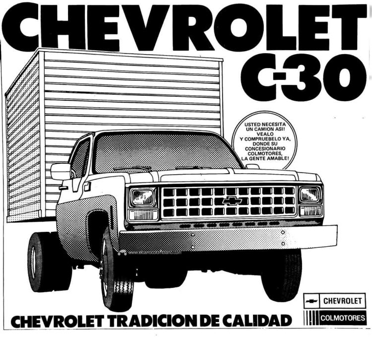 Chevrolet C30 camión 1981
