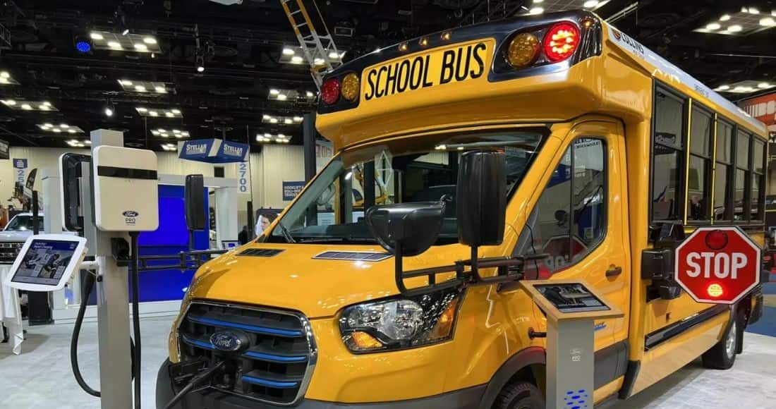 Ford autobús escolar eléctrico