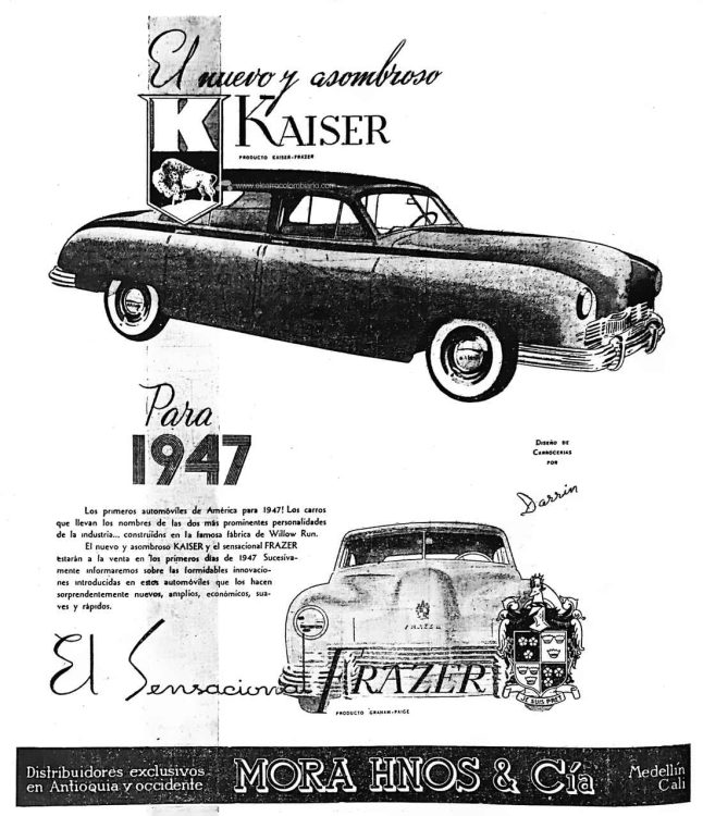 Kaiser Special 1947, Frazer Standard 1947, Kaiser-Frazer
