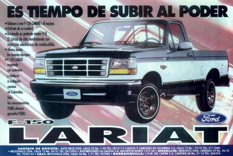 Ford F-150 Lariat 1993 Colombia