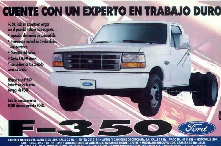 Ford F-350 1993 Colombia