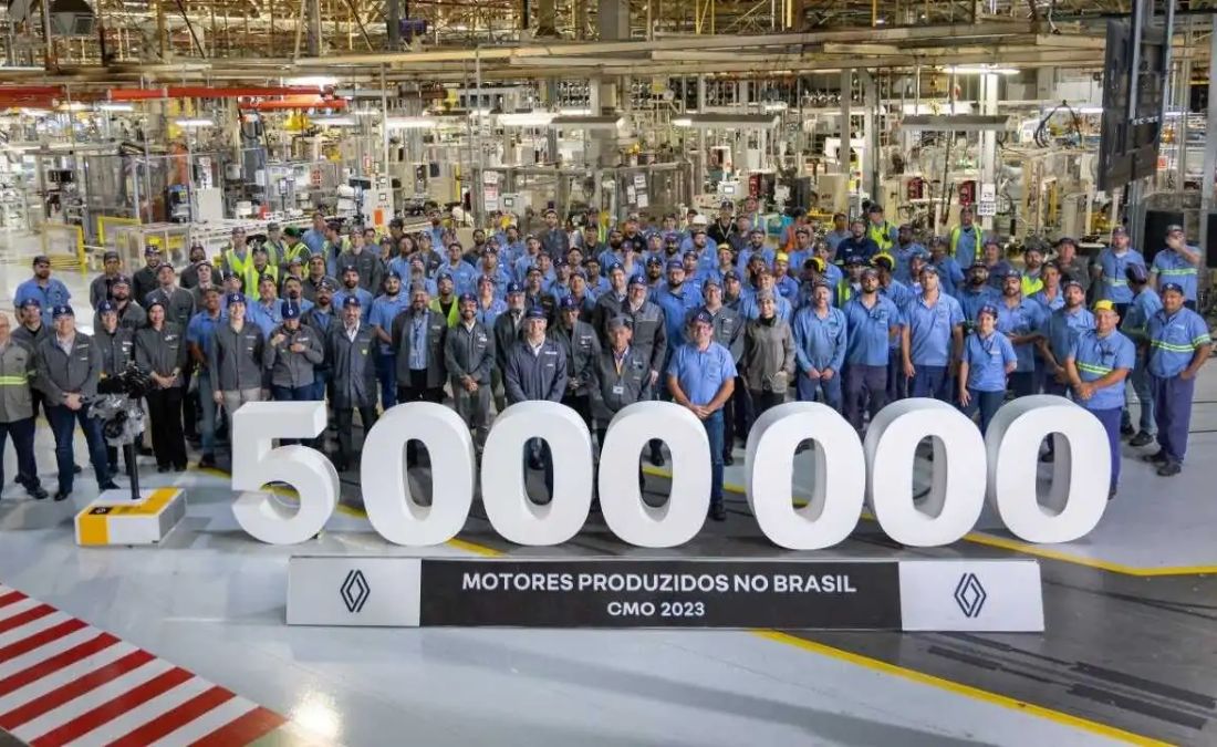 Renault 5 millones de motores Brasil