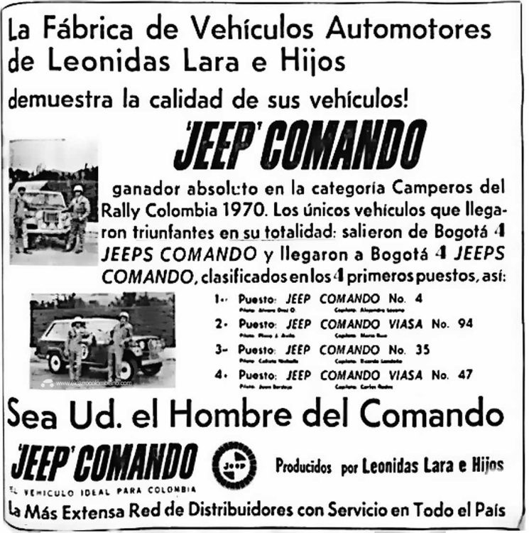 Jeep Commando Colombia