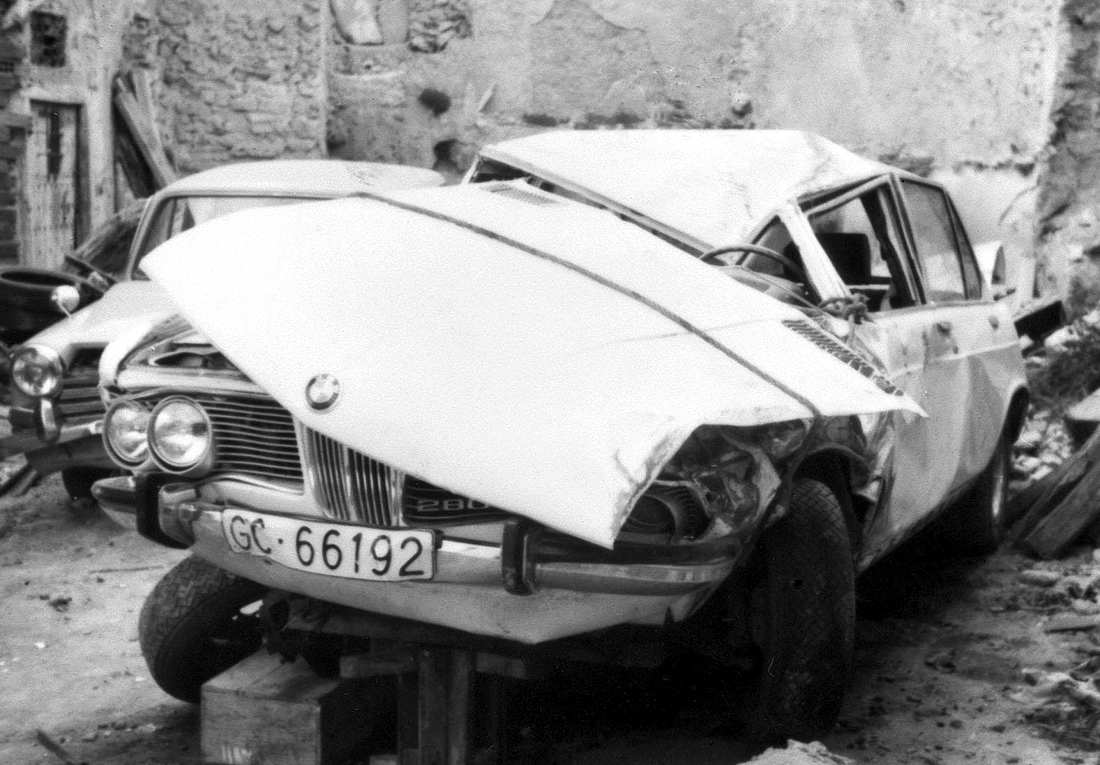 Nino Bravo accidente muerte BMW 2800 L