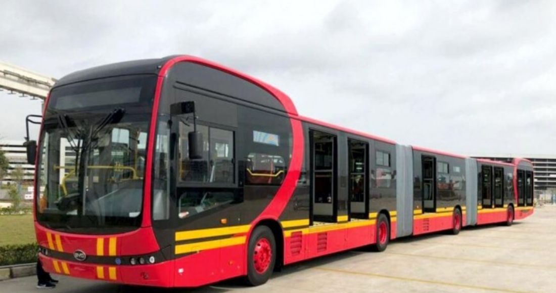 Bus eléctrico más grande del mundo Colombia