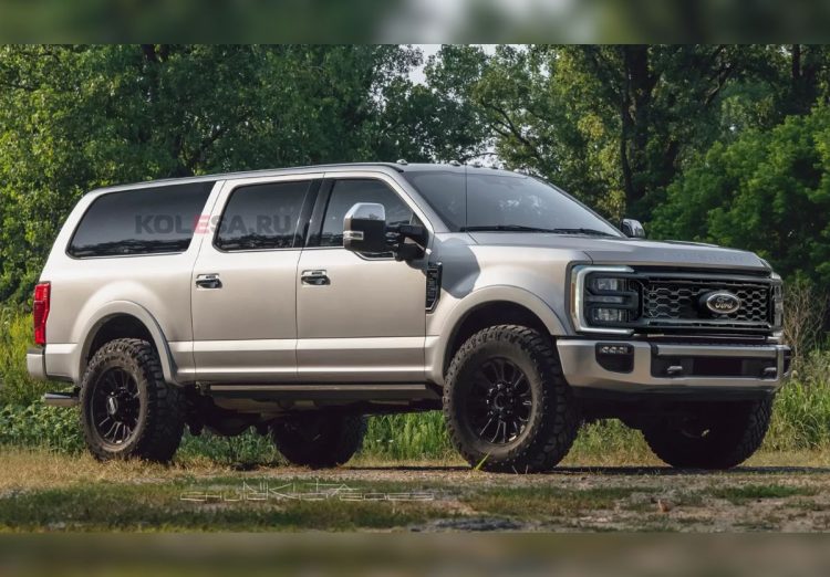 Ford Excursion 2024 renders