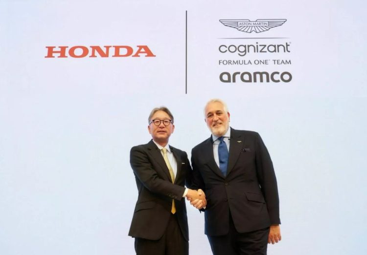 Honda y Aston Martin en Fórmula 1