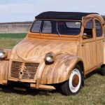Citroën 2CV de madera