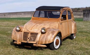 Citroën 2CV de madera