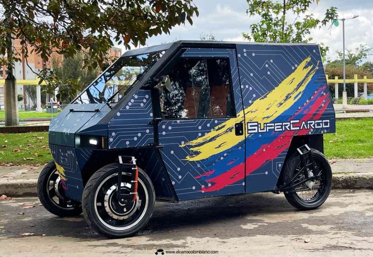 Eolo Supercargo carro eléctrico colombiano Eolo Motors
