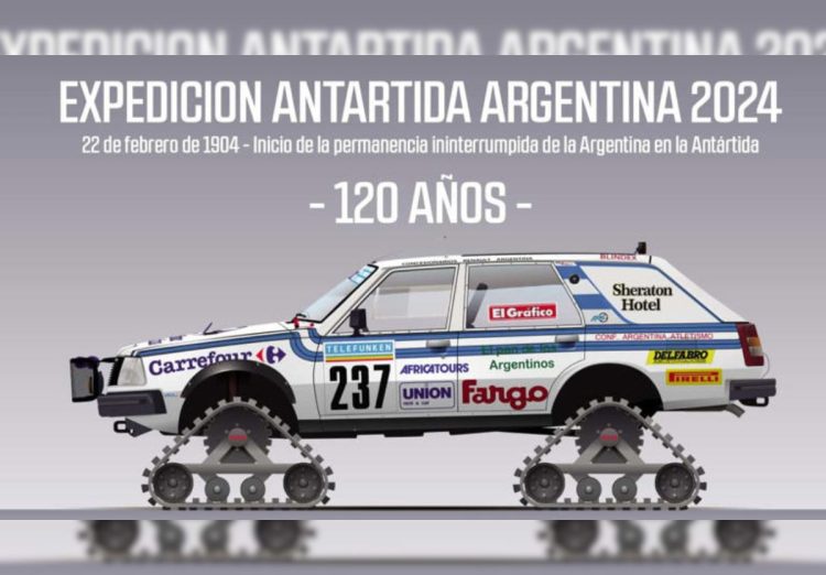 Renault 18 Break 4x4 expedición Antártida