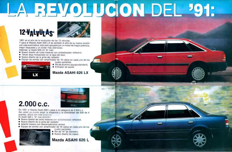 Mazda 626 Asahi Colombia 1991