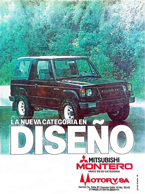 Mitsubishi Montero 1982 Colombia