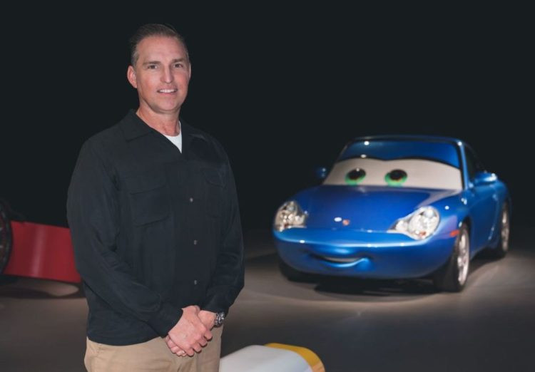 Porsche Sally Carrera y Rayo McQueen