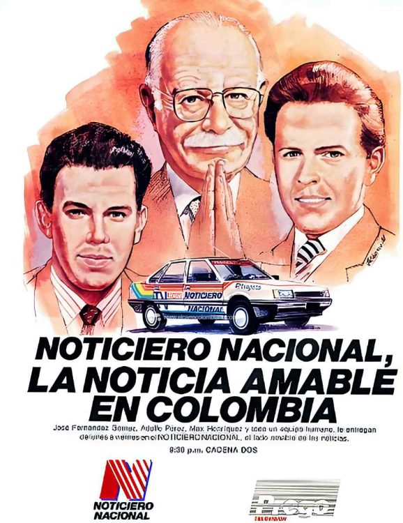 Renault 9 "El Viajero" Noticiero Nacional Colombia