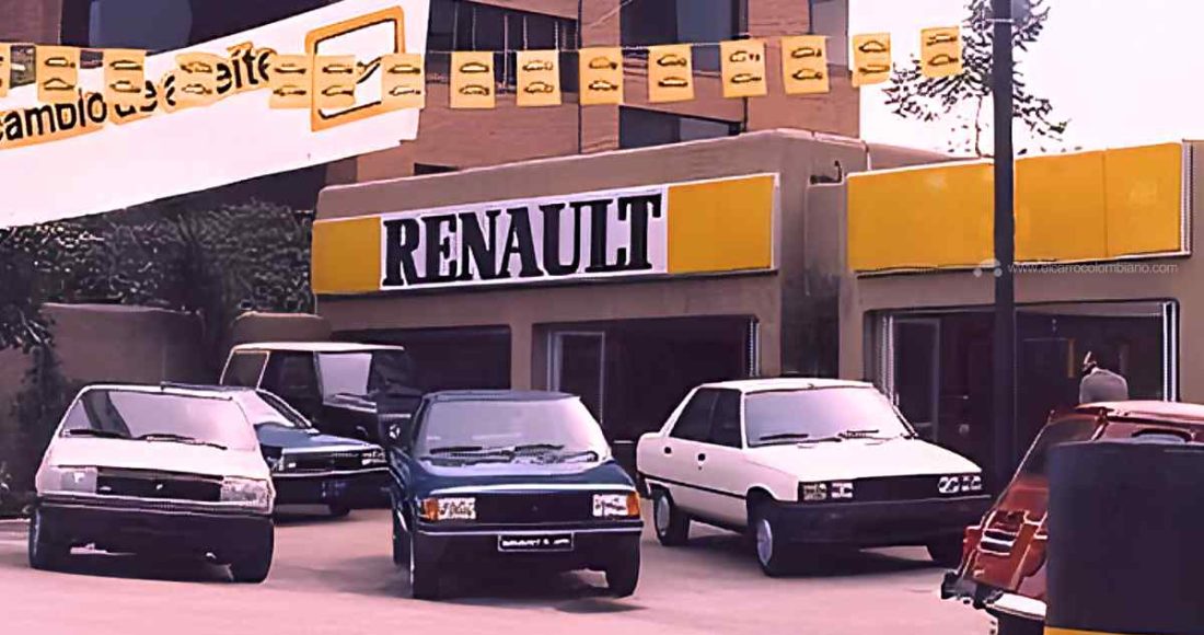 Renault Concesionario Colombia años 1980