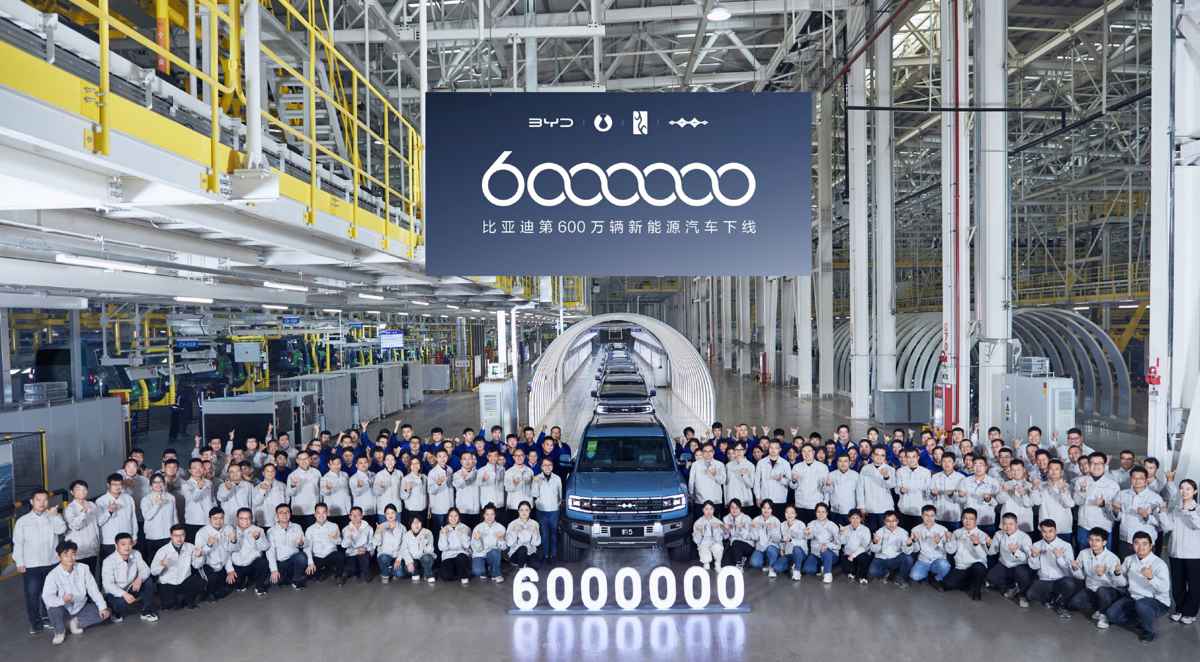 BYD 6 millones de carros híbridos y eléctricos nueva energía
