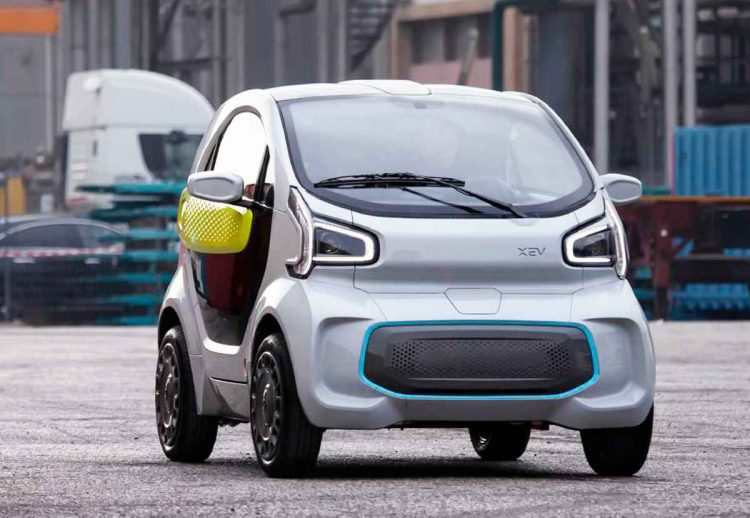 XEV Yoyo mini carro eléctrico pruebas en Colombia Auteco Mobility