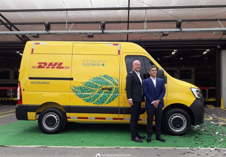 DHL Express suma 11 Renault Master E-Tech 100% eléctricas a su flota en Colombia