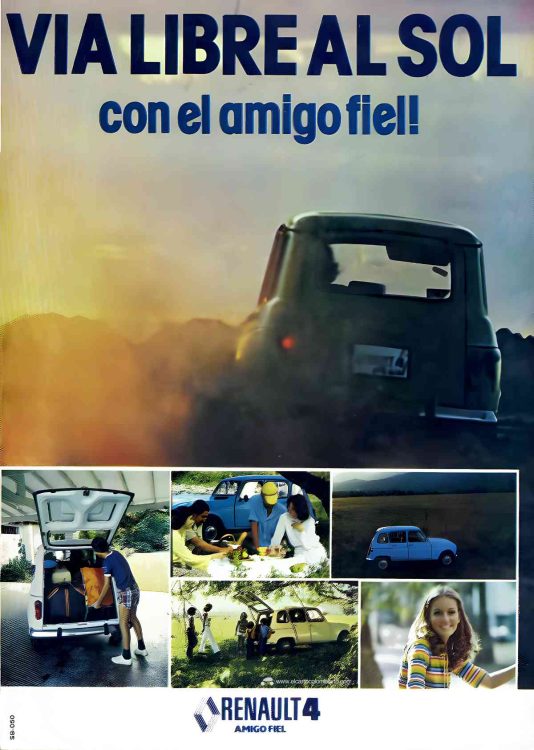 Renault 4 Plus 25 1978 Amigo Fiel publicidad