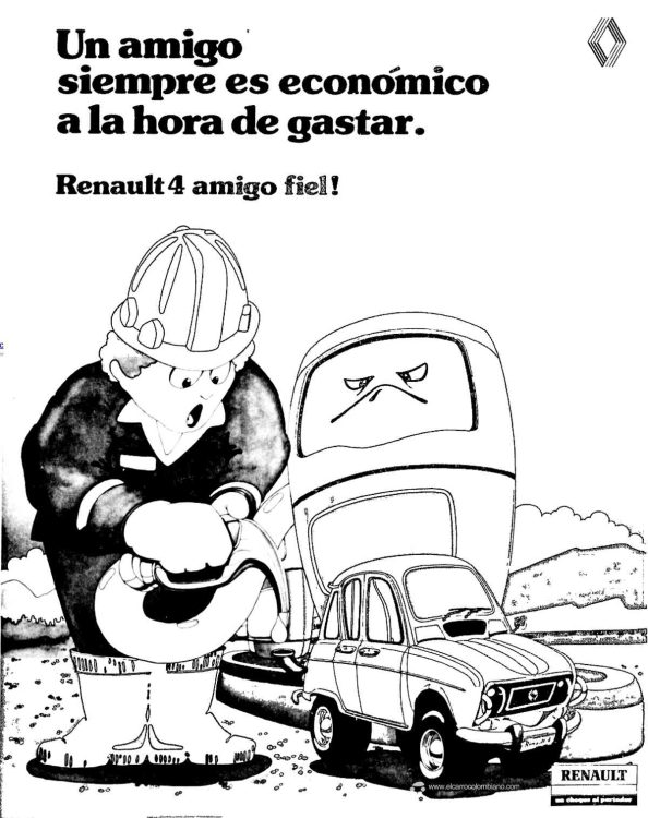 Renault 4 Plus 25 1980 Amigo Fiel publicidad