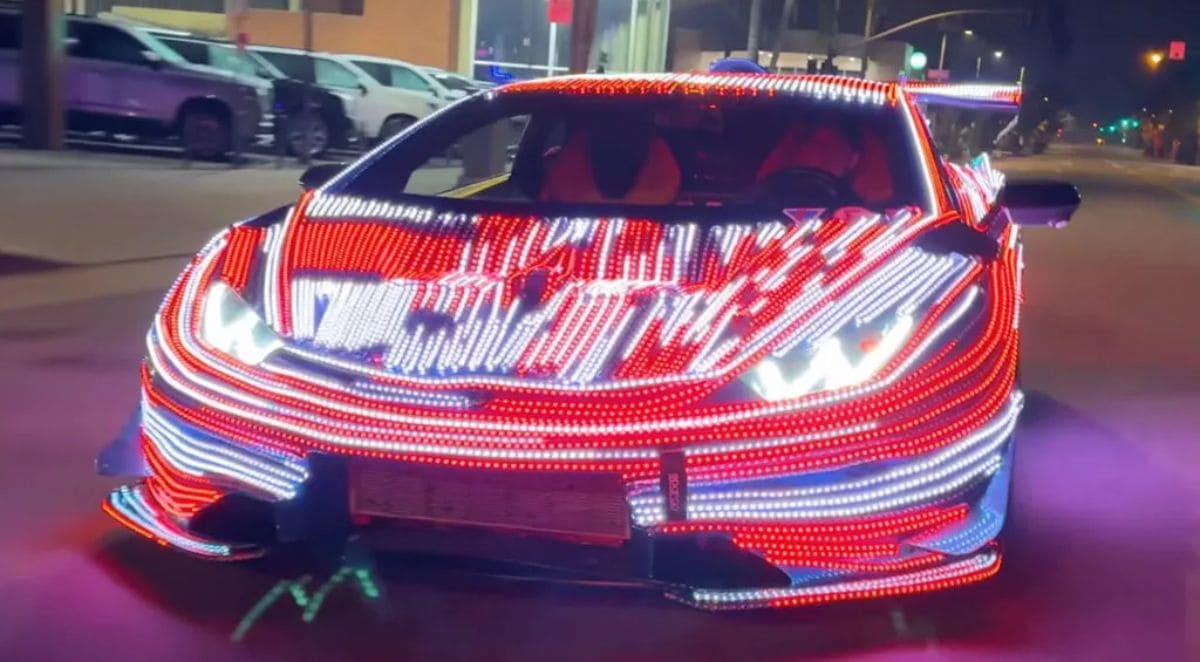 Lamborghini Huracán con 30.000 LED
