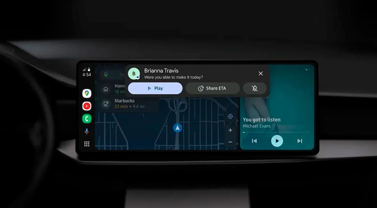 Inteligencia artificial llega a Android Auto para resumir y escribir mensajes mientras conduces