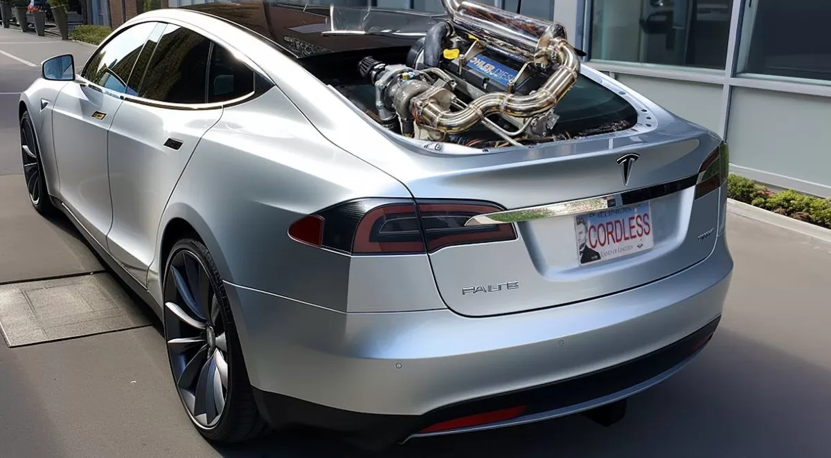 Tesla Model S motor diésel