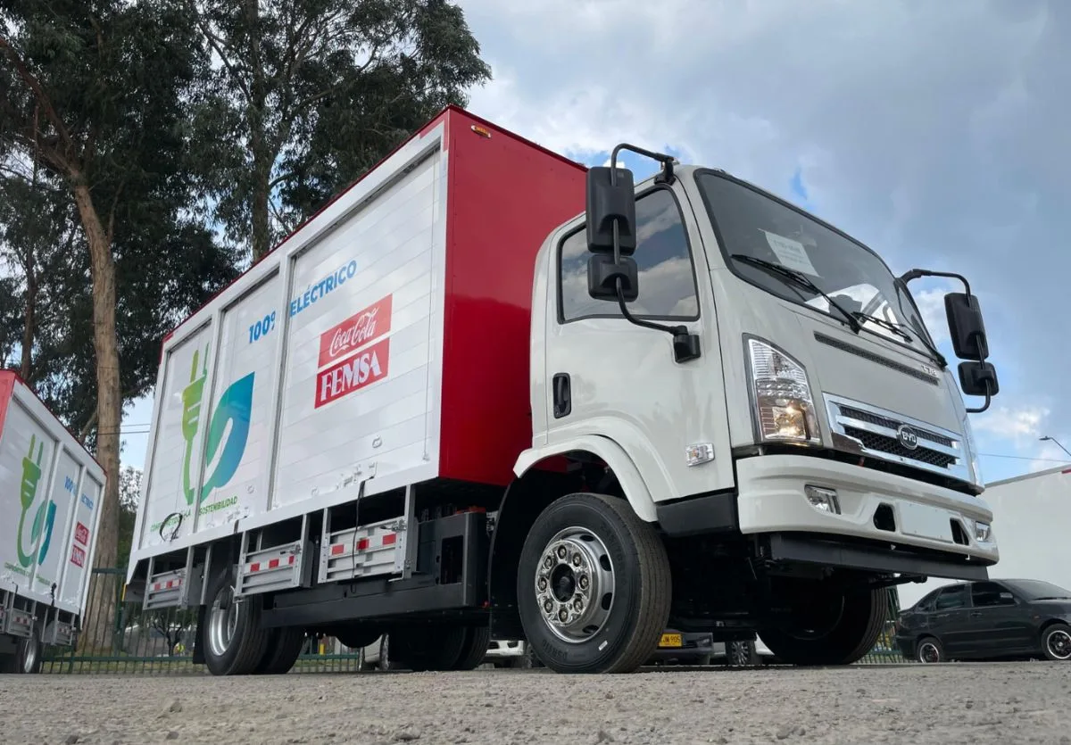 BYD camiones eléctricos Colombia