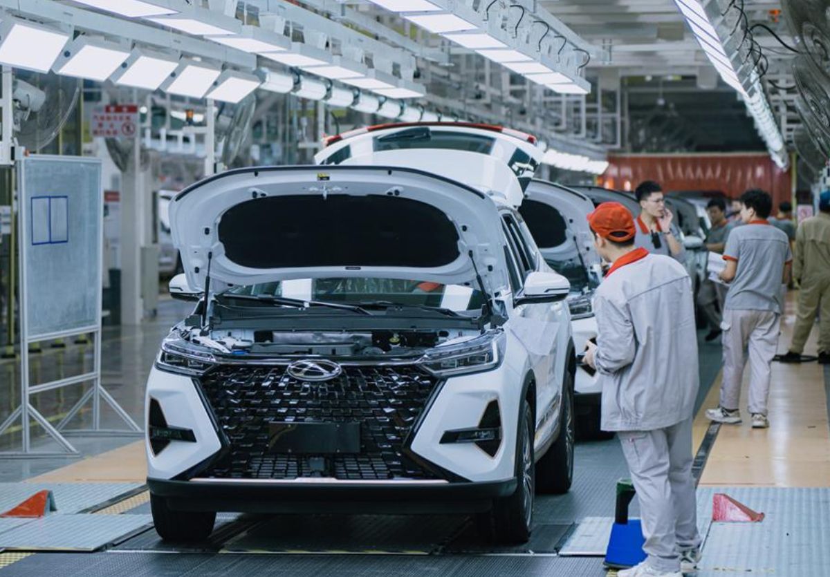 Automotrices chinas producción