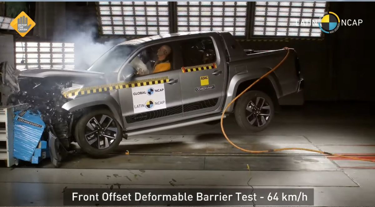 Latin NCAP Ford Ranger Volkswagen Amarok