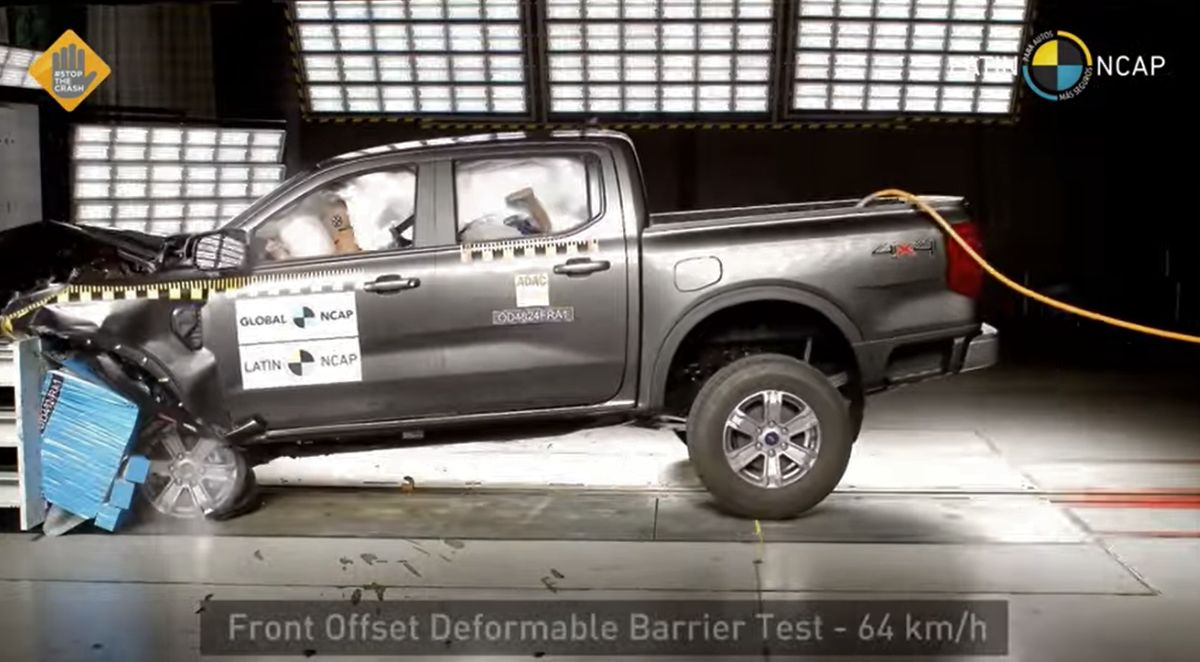 Latin NCAP Ford Ranger Volkswagen Amarok