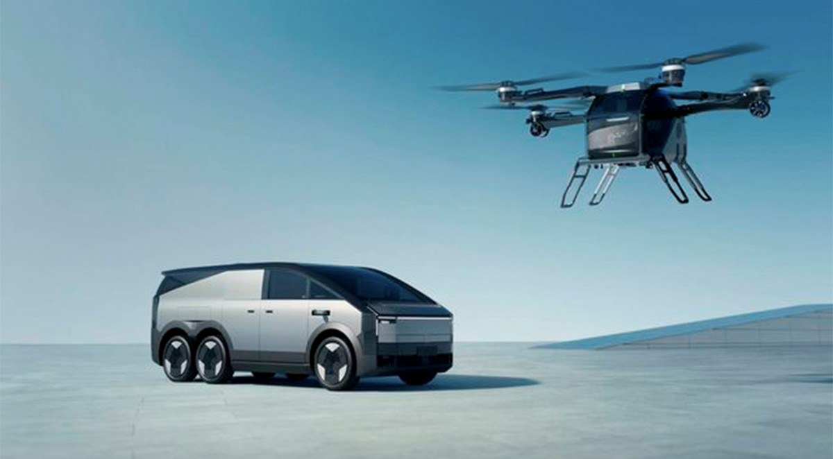 Xpeng AeroHT SUV con dron