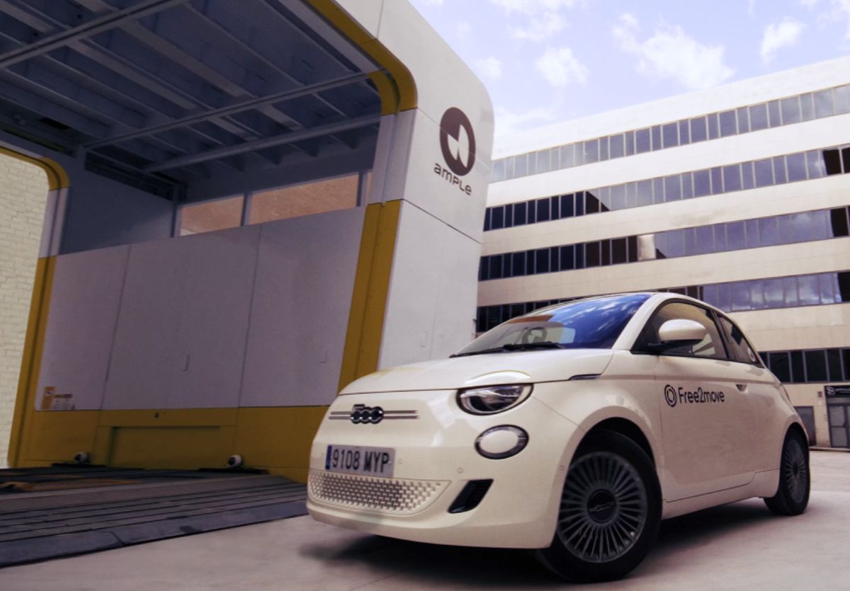 Fiat 500e baterías intercambiables